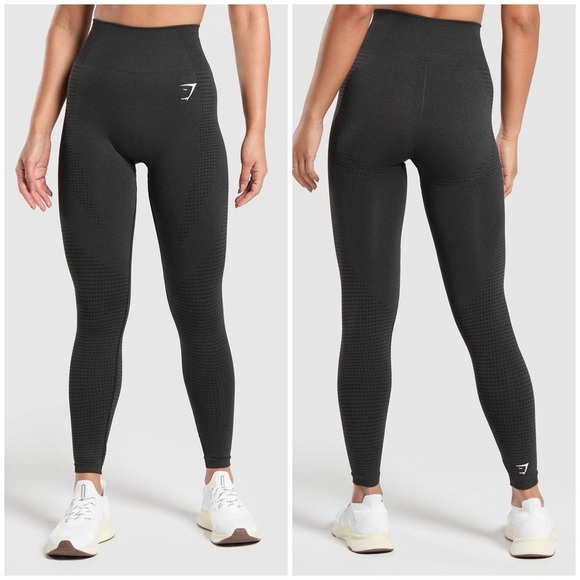 Gymshark Pants - Gymshark vital leggings full high rise workout gym length dark grey women small